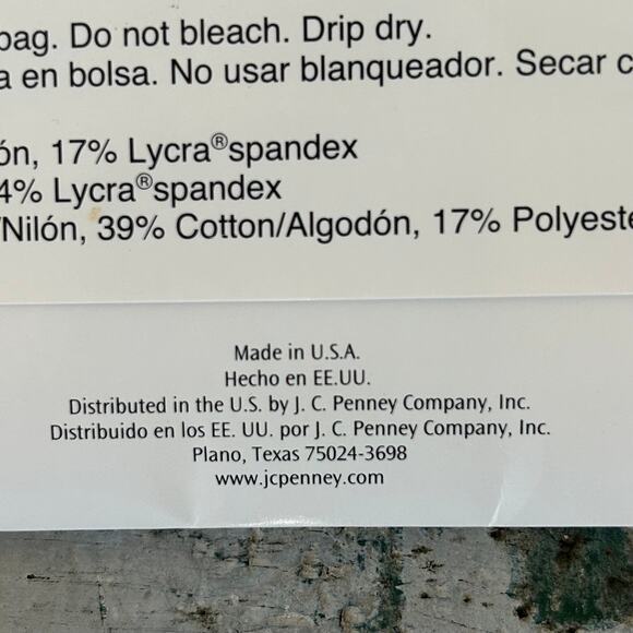 Vintage JCPenney Sheer Caress Silky Sheer new pantyhose navy blue Queen Tall - Picture 7 of 8